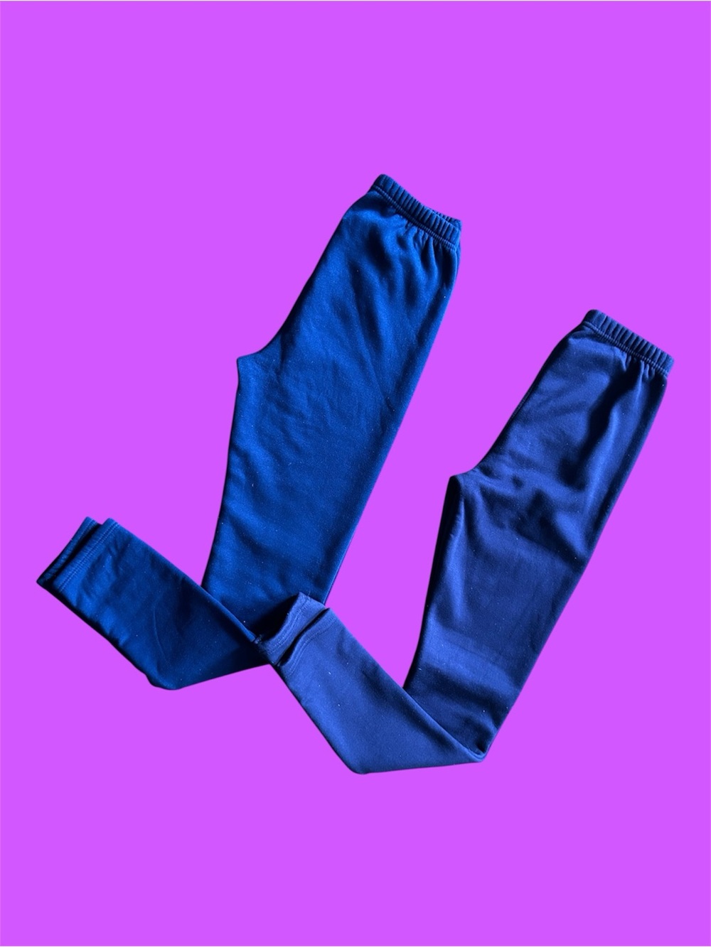 (2) Fleece Lined Pants - Navy, Purple